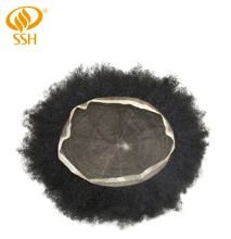 SSH Remy Hair Afro Curl Full French Lace Mens Toupee All Lace Mens Hairpieces Breathable Hair SSH Remy Hair Afro Curl Full French Lace Mens Toupee All Lace Mens Hairpieces Breathable Hair