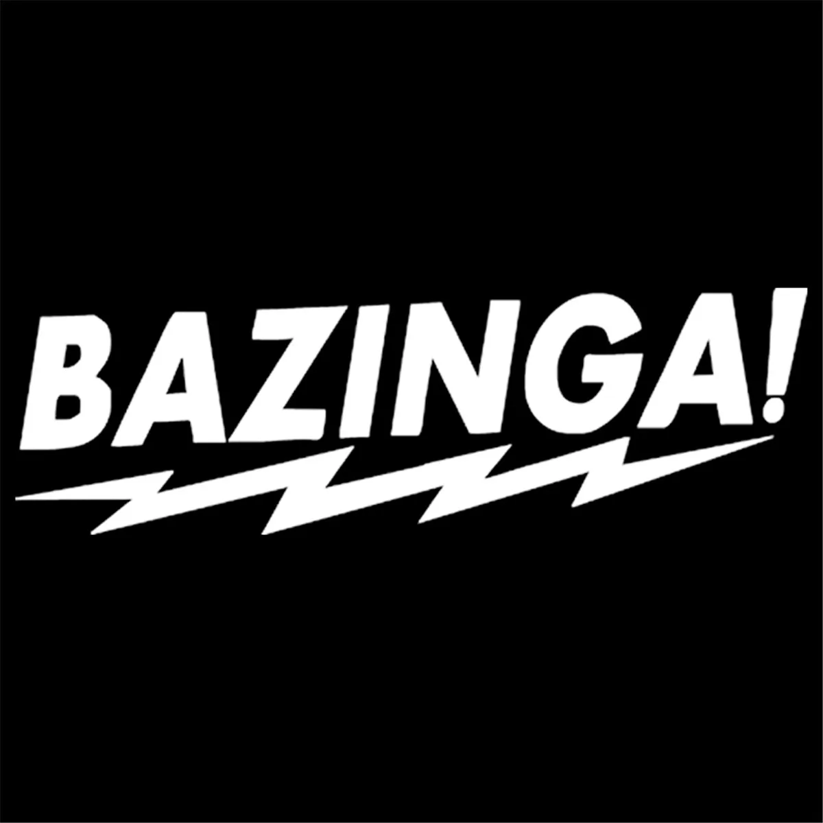 BAZINGA Humour линии стены дома автомобиля стикер стекло окна ноутбука Авто Грузовик