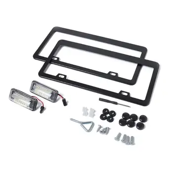 

2pcs LED License Number Plate Lights+Repair Kit for Crosstour Fit CR-V FR-V Insight