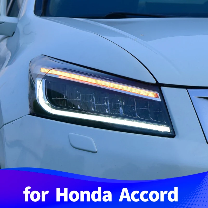 Головной светильник в сборе для Honda Accord 2008-2012 полный светодиодный источник