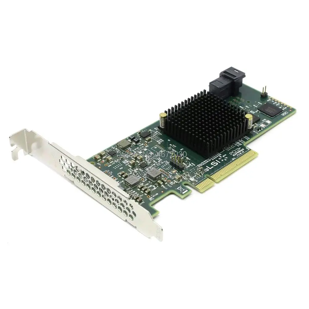 Новинка! Карта контроллера Broadcom Avago LSI SAS 9300-4I LSI00346 LSISAS3008 8 port RAID SFF8643 без кэша HBA PCI-E3.0