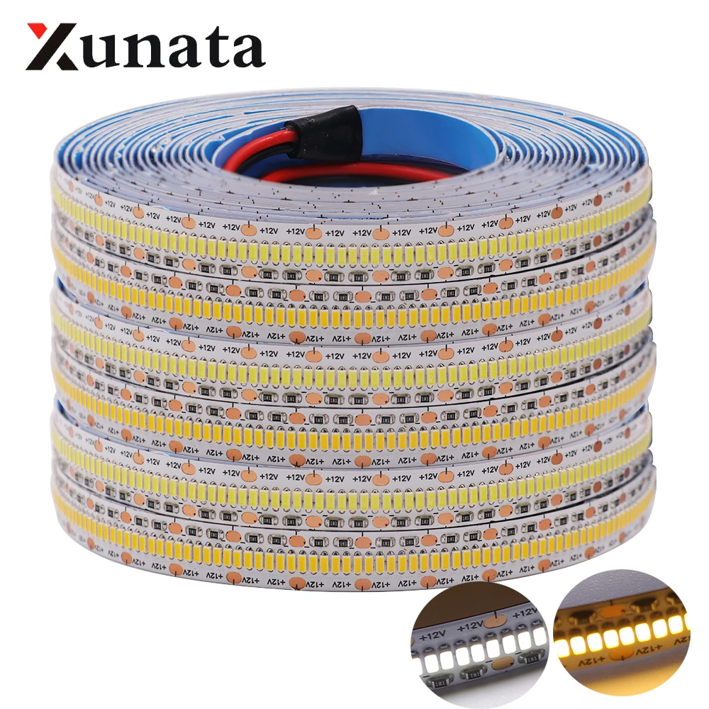 

Hight Quality 3014 LED Strip DC12V Flexible Tape 560 LEDs/m LED Light Lamp White Warm White For Home Decoration 5m/lot