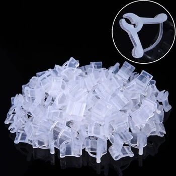

100 Pcs/Set Mini Grafting Clips Transparent Vegetable Flower Plants Gardening Ornaments Tools