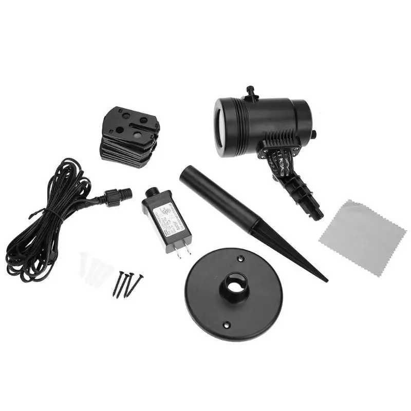 

Snowflake Laser LED Projector Lights Waterproof 14 Patterns Christmas Night Lamp Changeable for Party Home Outdoor Garden Decor