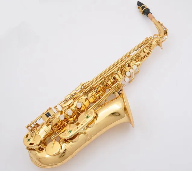 

Alto Saxophone JM Beginner Drop E of Alto Saxophone Wind Instrument Electrophoresis Gold Play