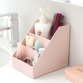 

Creative Ladder Style Desktop Plastic Storage Box Living Room Office Equipment Sundries Layering Place Cosmetic Finishing Box