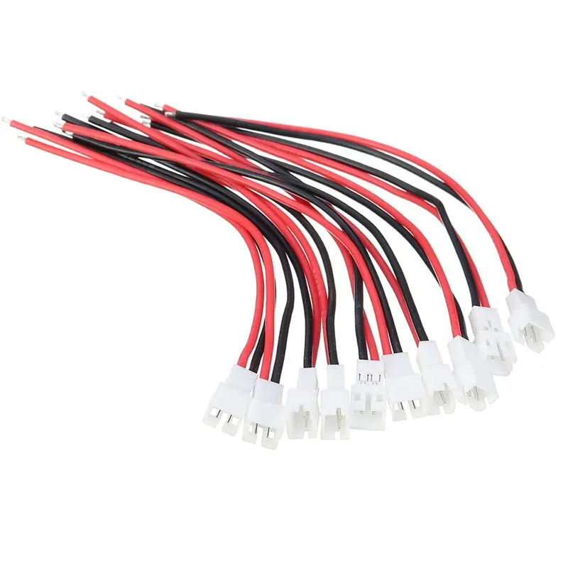 

10Pcs 55mm 24AWG Upgraded For Tiny Whoop JST-PH 2.0 Female Plug Silicone Cable Mobula7 for UR65 US65 UK65 Beta65 RC Drone Models