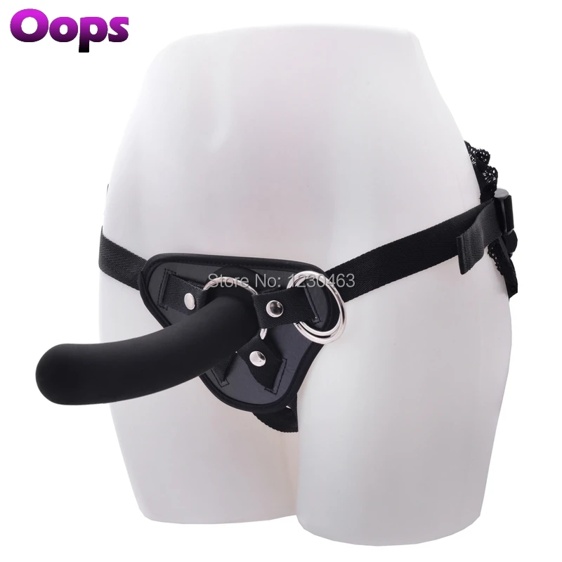 

NO Vibrating Strap On Dildo Adjustable Harness Fake Penis Masturbation Dildos with Suction Cup Butt Plug Lesbian Adult Sex Toys