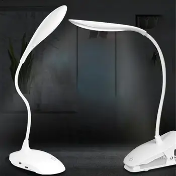 

Clip-on Rechargeable Lamp Student 20 LED Folding Bedroom Bedside USB Charging Desk Lamp with Clip Bed Reading book Night Light