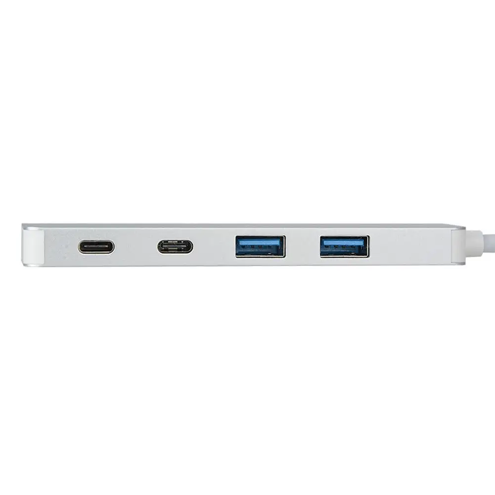 4 в 1 USB C Type концентратор из алюминиевого сплава 2 порта Usb 3 0 PD зарядный конвертер