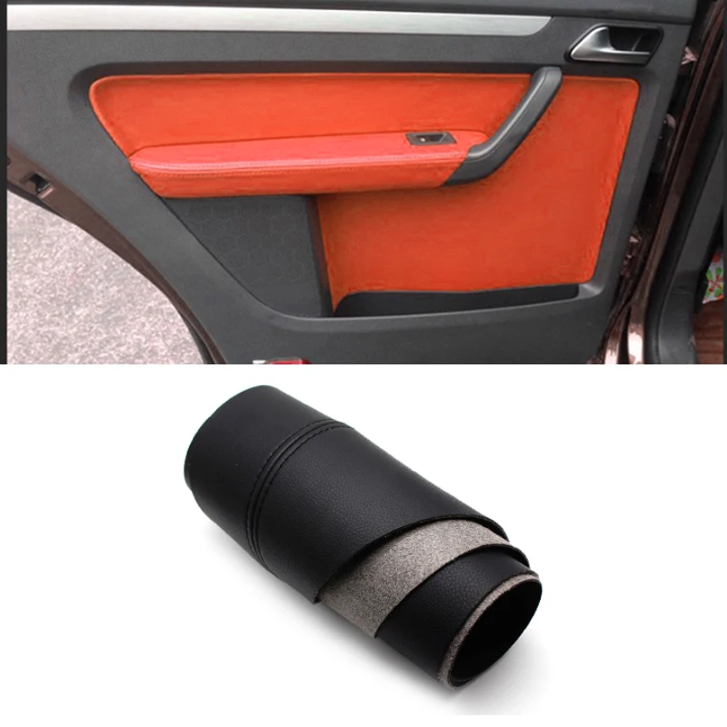 

For VW Touran 2006 2007 2008 2009 2010 2011 2012 - 2015 4pcs Microfiber Leather Door Panel / Door Armrest Cover Protective Trim