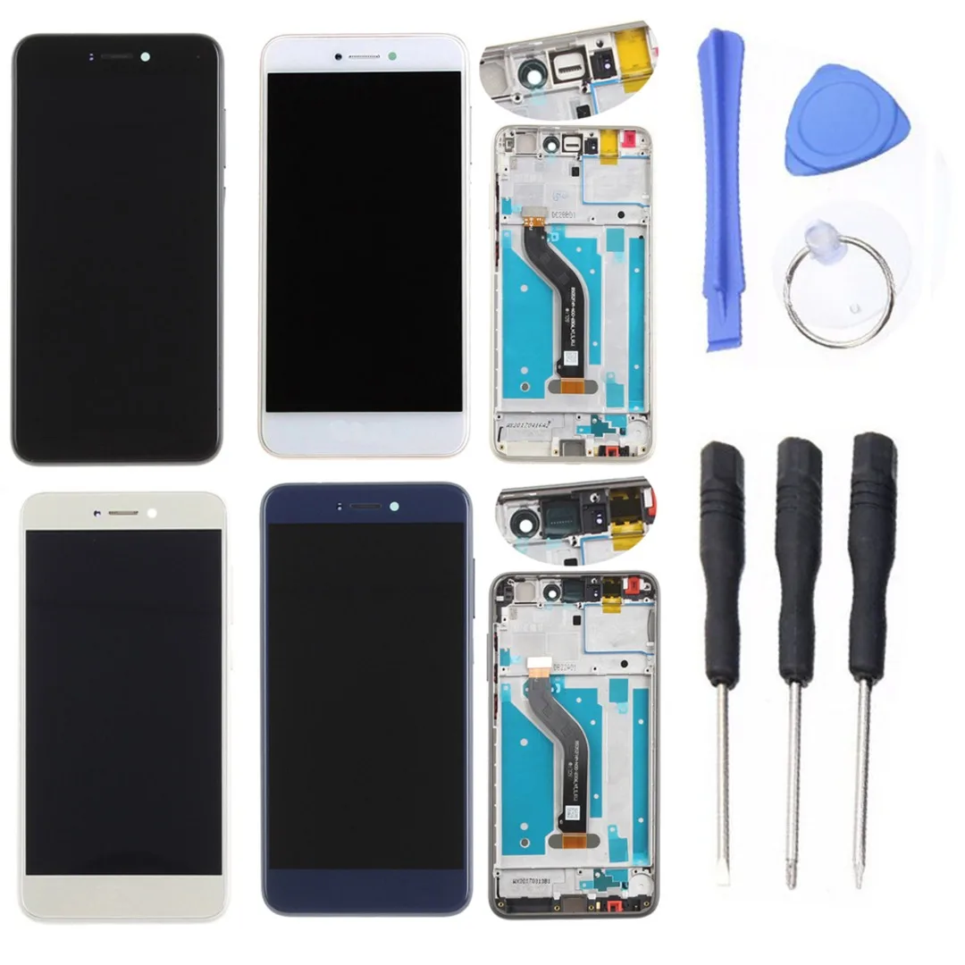 

For Huawei Honor 8 Lite LCD Display Touch Screen Digitizer with Frame Tools For Huawei Honor 8 Lite Replacment Parts Accessories