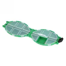 Коробка для рыболовных снастей 12 слотов в форме черепахи коробка для рыболовных приманок Водонепроницаемый ABS приманки коробка приманки держатель Крючки Чехол для хранения