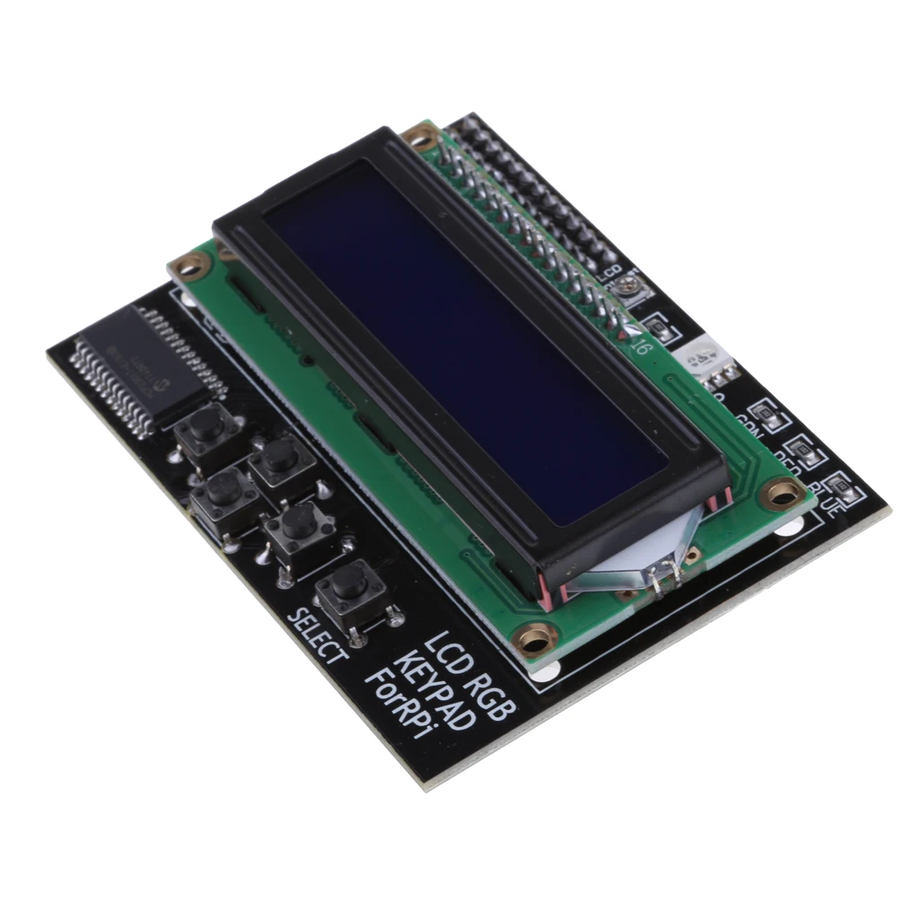 4 битная 16x2 1602 ЖК экран с клавиатурой щит RGB модуль расширения для Raspberry Pi|Запасные