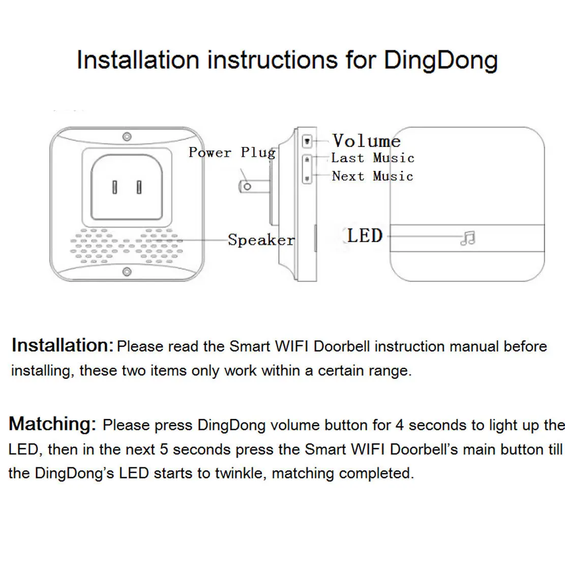 Умный беспроводной WiFi дверной звонок HD Видео Аудио домашнее охранное водонепроницаемое кольцо