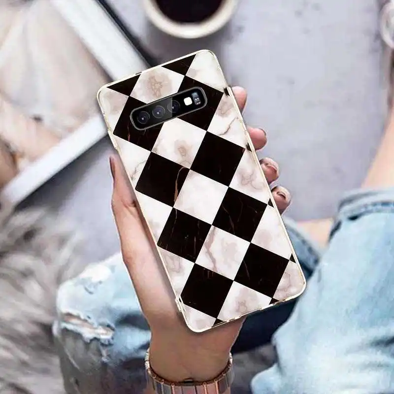 

Mokoemi Fashion Pattern Luxury Soft 6.1"For Samsung Galaxy S10 Case For Samsung Galaxy S10 Plus Phone Case Cover