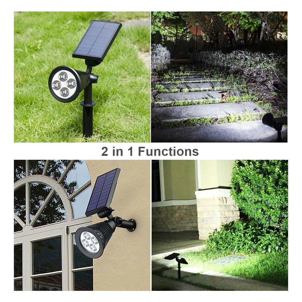 

BRILEX Solar Lamp Garden Lights LED Black IP65 Wall Lamp LED Outdoor Solar Garden Light Solar Lights For Garden Decoration