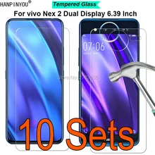 10 компл./лот для vivo Nex 2 Dual Дисплей 6,3" с уровнем твердости 9H твердость 2.5D ультра-тонкий закаленное защитная стеклянная пленка для экрана гвардии