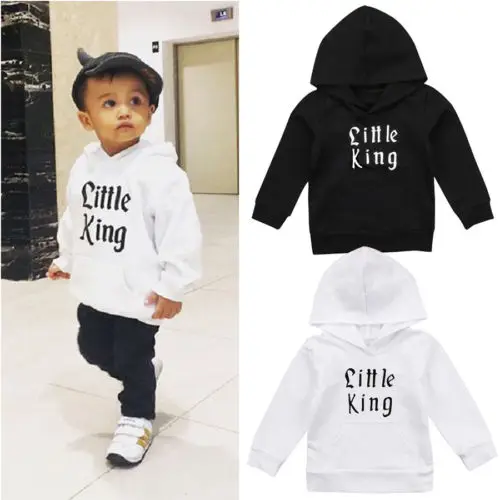 

Fashion Toddler Kids Baby Boys Letter Hoodie Long Sleeve Top Sweatshirt Coat Outerwear Cute Casual Clothes 1-6T