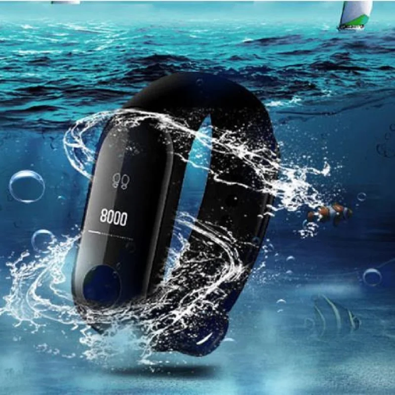 

Xiaomi Mi Band 3 NFC Function Smart Bracelet Heart Rate Monitor Bluetooth 4.2 50m IP67 Wristband