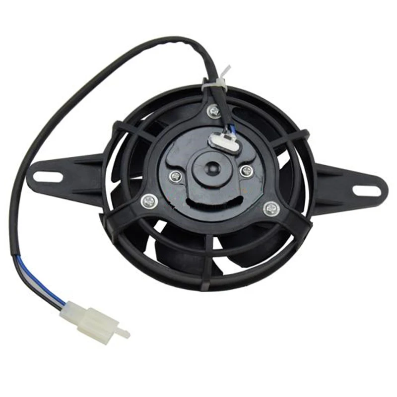 Kopen Oliekoeler Water Cooler Nieuwe Elektrische Radiator Koelventilator Voor Chinese Atv Quad Go Kart Buggy Motorfiets 150Cc 200Cc 250Cc