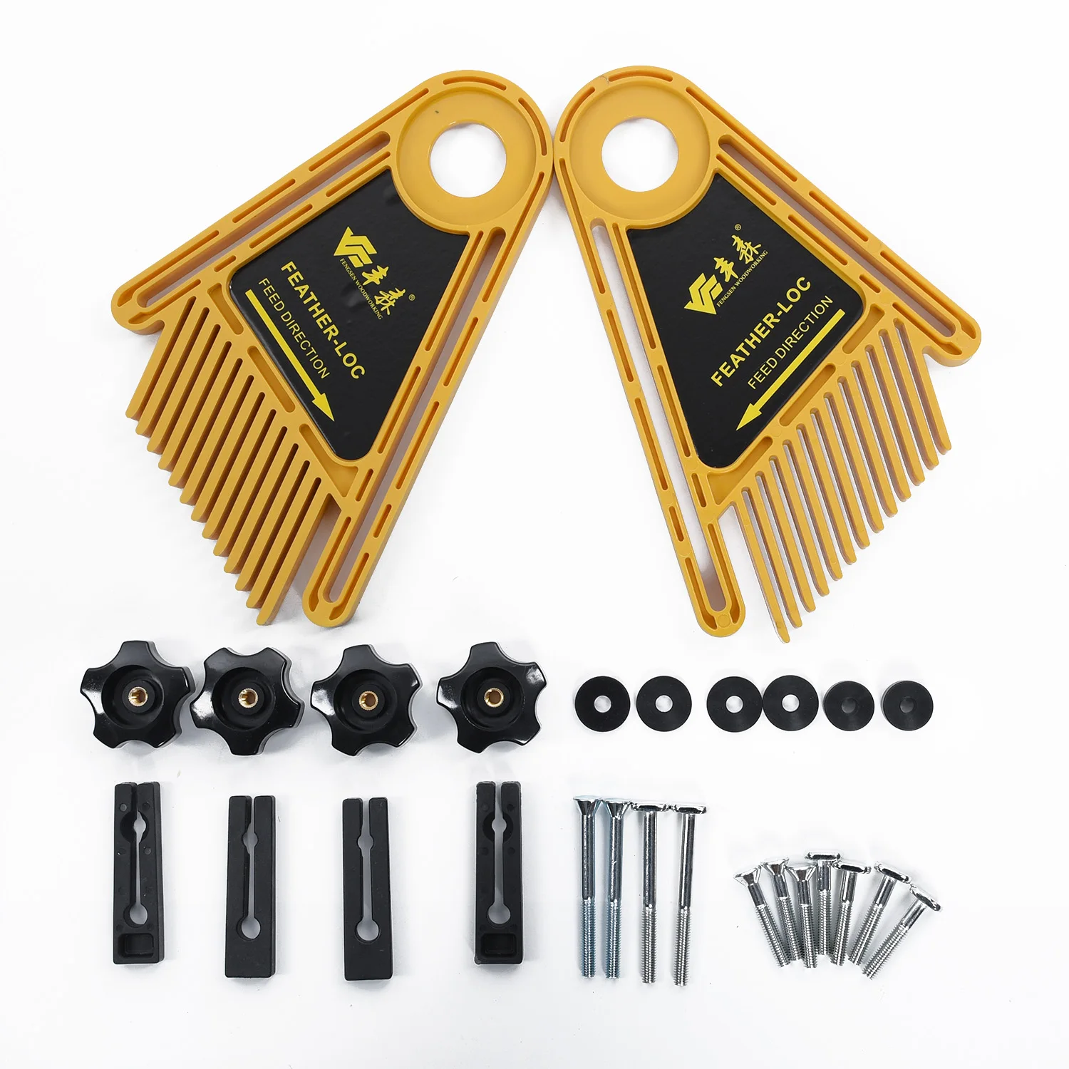 

2x Featherboard Screw Set For Router Tables Table Saws Fences Router/Accessorie