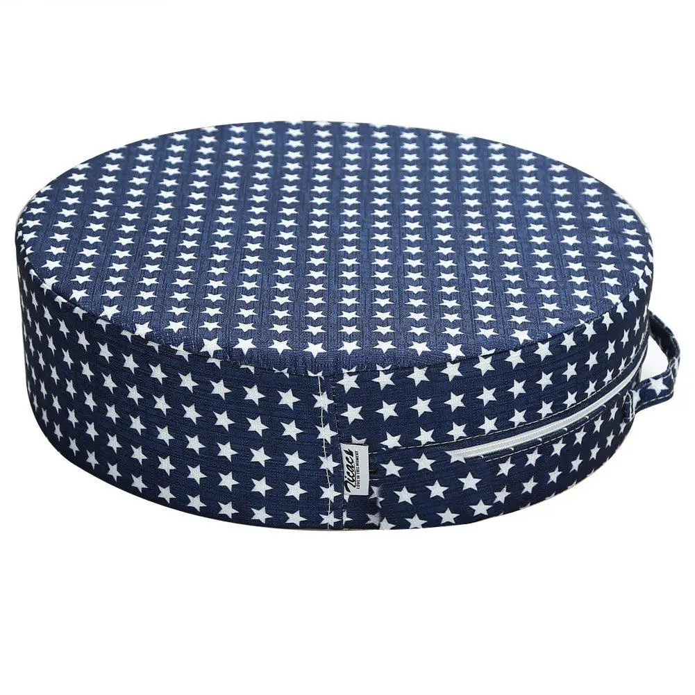

Round Anti-slip Anti-slip Chair Booster Seat-High Chair Pad Children Sponge Heightening Cushion