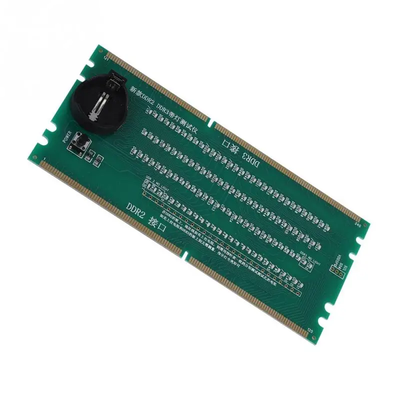 Два в одном для рабочего стола материнской платы Тесты карты DDR2 / DDR3 с светильник