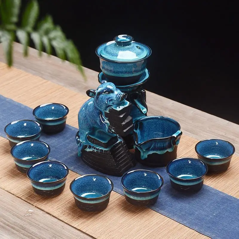 

Chinese Kung Fu Tea Set Portable Teaware Sets Ceramic Teapot Teaset Gaiwan Set Tea Cups Of Tea Ceremony Master Teapot Set