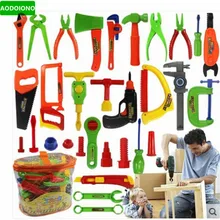 Детские развивающие ролевые игрушки, набор инструментов, детский игровой домик, классические пластиковые детские инструменты, молоток, набор инструментов, имитационный инструмент, игрушки