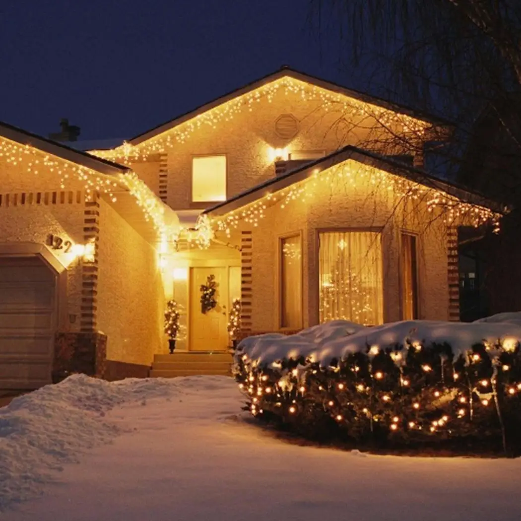 General 3M x 3M Adjustable Lights EU Plug IP42 2700K Light Strings LED 60000H Decor, Home Curtain Light Decor