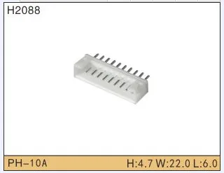 

5set 10P Automobile Waterproof Automotive Line Terminal Auto Wire Terminals Electrical 10 Pin Connectors PH-10A