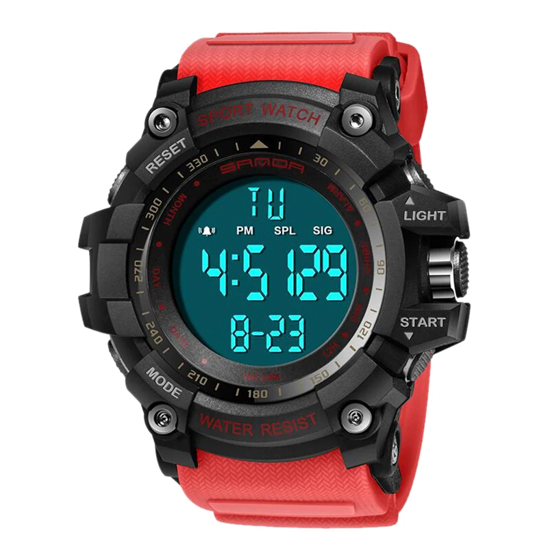 

Sanda Digital Watch Fashion Men'S Sports Watch Stopwatch Clock