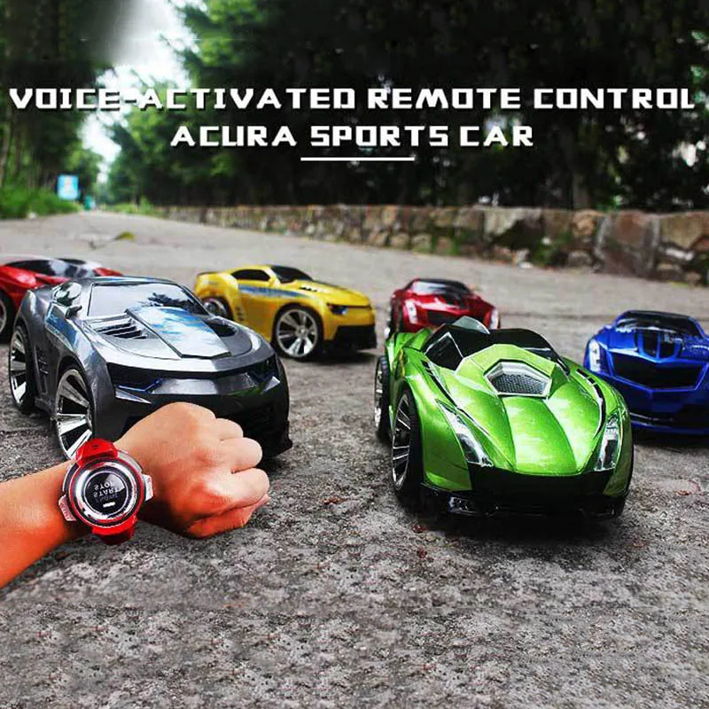 

Voice Command Car with Smart Watch 2.4GHz Radio Control Voice-activated RC Car Toys Gifts YJS Dropship