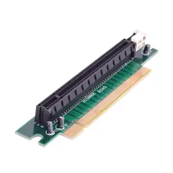 90 ° градусов Pci-E Pci-Express 16X правый угол расширитель протектор Riser адаптер карта