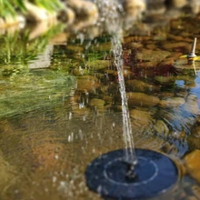 Солнечный насос для птичьей ванны фонтан насос 2,4 Вт открытый плавающий фонтан панель комплект для птичьей ванны маленький садовый пруд Патио газон