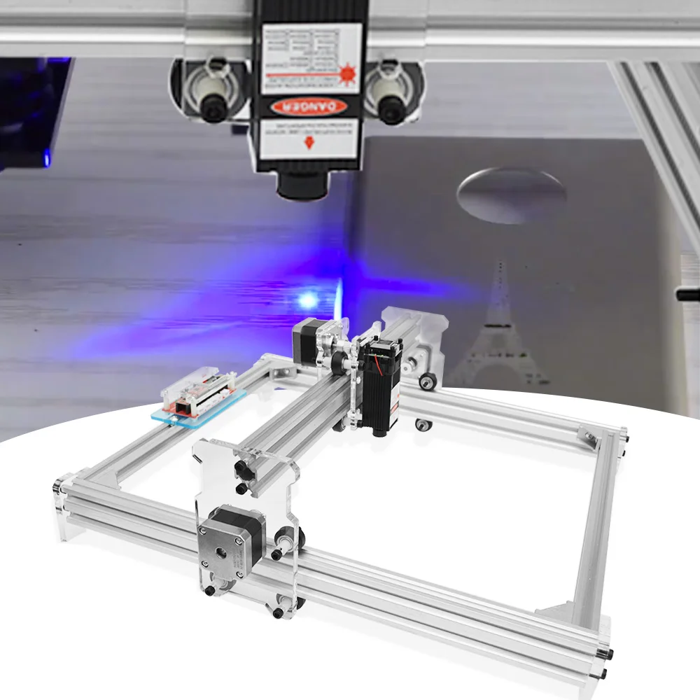 A3 30x38 см мини лазерный гравер 500 МВт/2500 мвт/5500 МВт ЕС DIY деревообрабатывающий станок для резки пластика бамбука кожи с лазерными очками