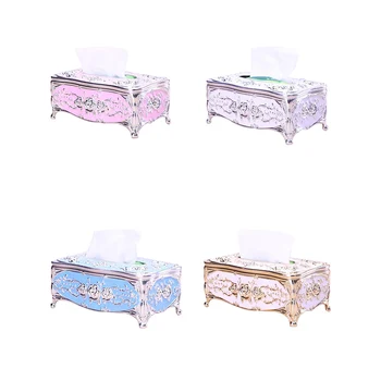 

Tissue Case European Style Home Tissue Container Towel Napkin Tissue Holder Case for Office Home Decor Tissue Box Acrylic