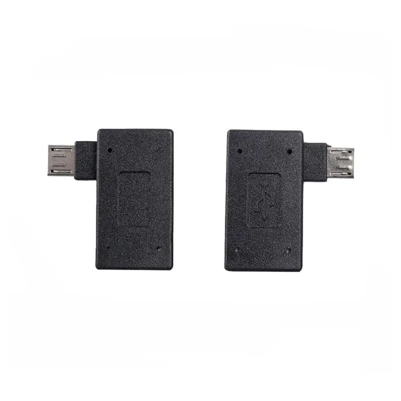 2шт 90 градусов микро USB питание для Мобильный телефон планшет левый правый угол 2 0