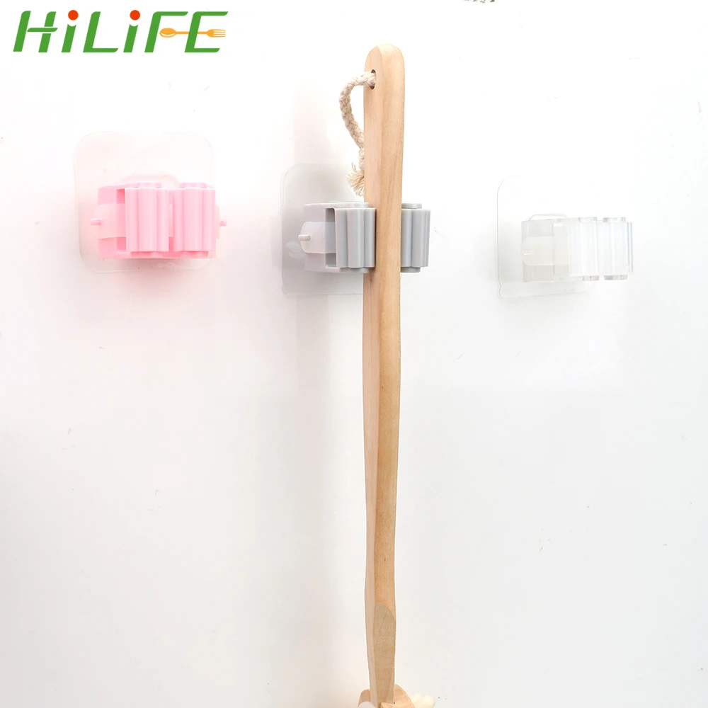 Вешалка HILIFE для полотенец мощный крючок ложки присоска держатель метлы клейкий