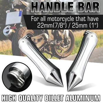 

2pcs Universal Motorcycle 7/8 inch 1 Inch Spike Handlebar Hand Grips For Honda for Kawasaki for Suzuki
