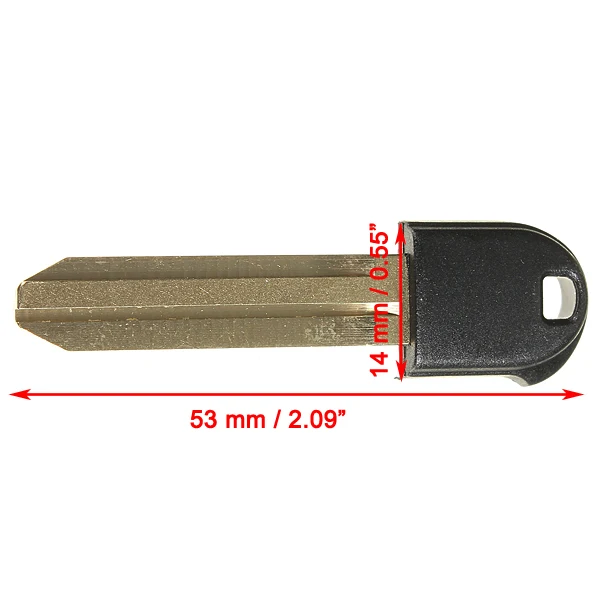 2 кнопки дистанционного ключа чехол для TOYOTA PRIUS COROLLA VERSO без/с лезвием TOY43 2004 2005 2006
