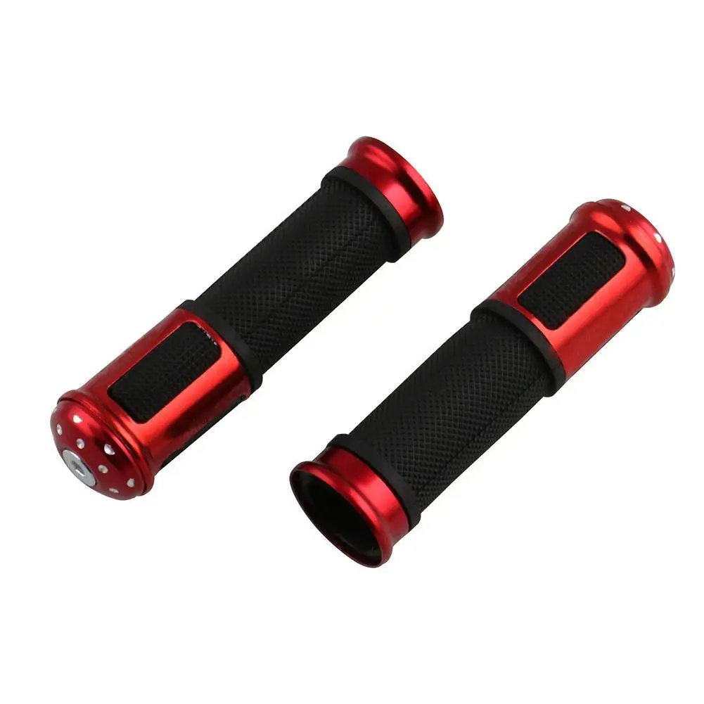 

Universal 7/8'' 22MM Motorcycle Throttle CNC Aluminum Alloy Rotatable Handlebar Hand Grips 5 Colors Available Cafe Racer Parts