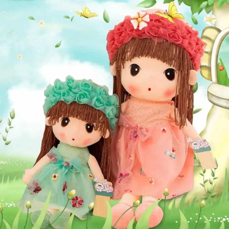 Живая плюшевая кукла 20/38/50 см Милая модель для девочек плюшевые куклы свадебная