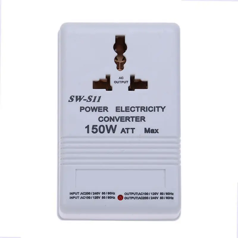 

150W 110V to 220V Step-Up Down Voltage Converter Transformer Travel Dual Channel Power Converter Electrical Equipment