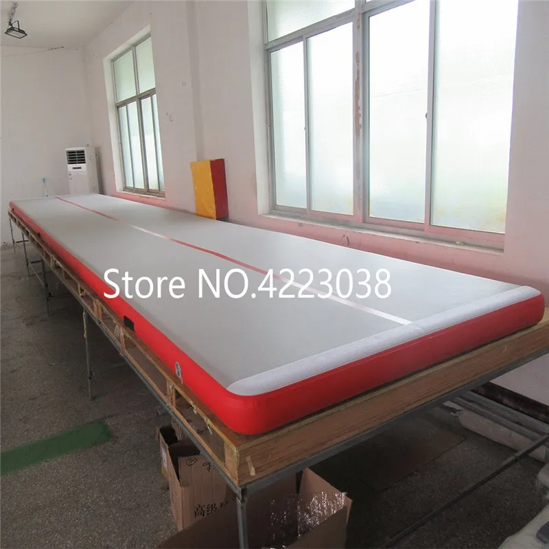  Free Shipping 6x1x0.2m Inflatable Race Track Equipment Cheap Foldable Inflatable Air Tumble Track A