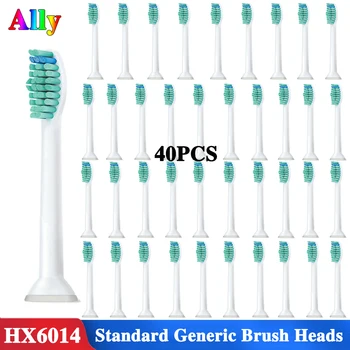 

40PCS Electric toothbrush heads Replacement for philips sonicare HX6781 HX6782 HX6902 HX6530 HX6711 HX6730 toothbrush heads