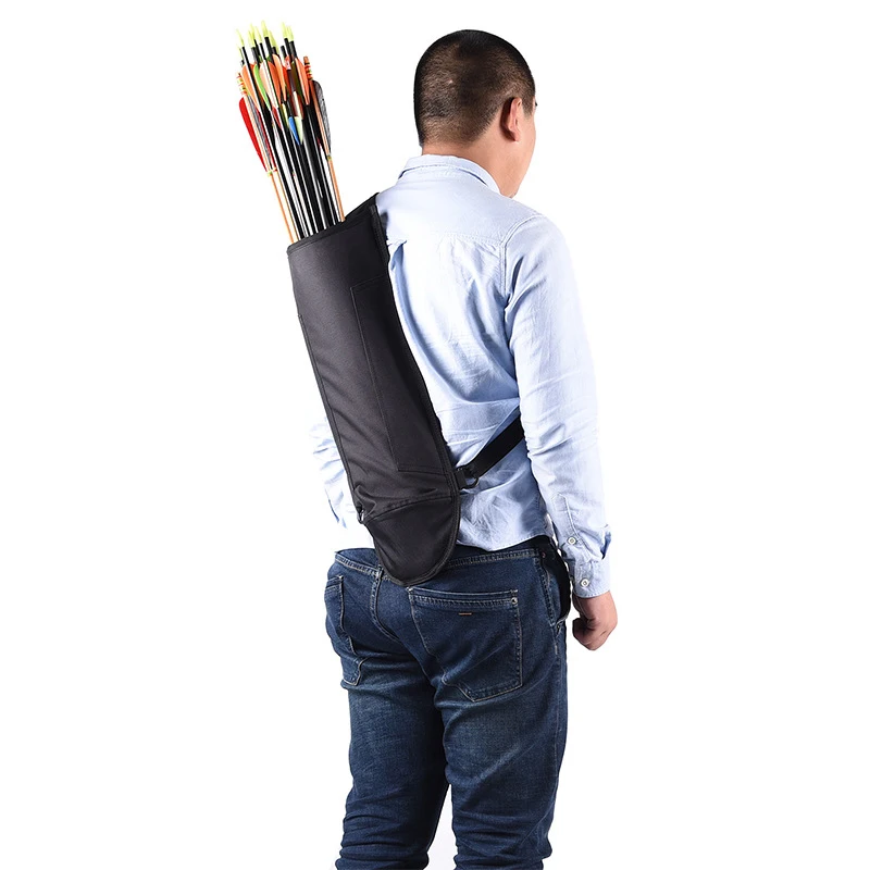 

1 Pc Archery Quiver Back Waist Shoulder Bag Arrow Bow Holder Storage Pouch