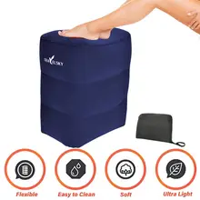 Надувной автомобильный табурет для ног самолет подушка для ног подставка для ног Подушка для поезда жесткое сиденье для ног для путешествий надувная подушка для ног