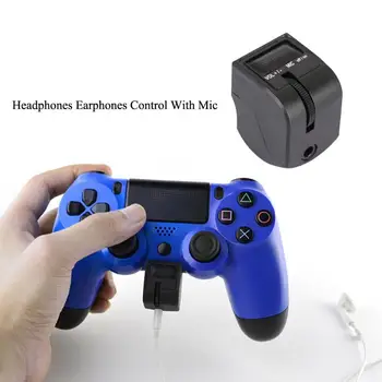

For Sony Dualshock 4 Headphones Earphones Control With Mic For PS4 Controller Accessories Mini Handle Audio Headset Adapter